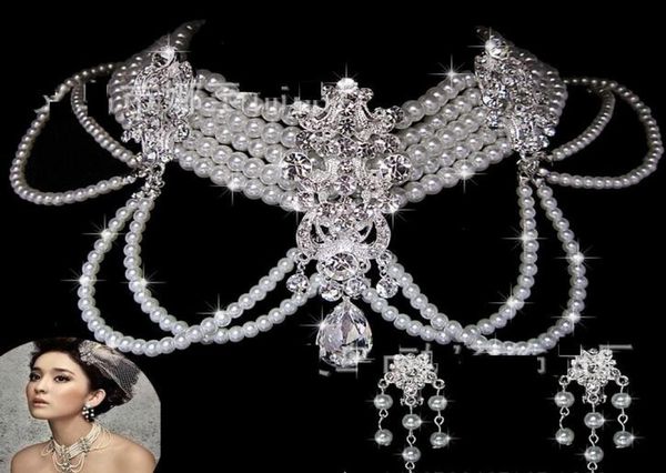 bridal jewelry sets silver crystal rhinestone pearl wedding choker necklace earring jewelry accessories wedding jewelry sets6290138, Slivery;golden
bridal jewelry sets silver crystal rhinestone pearl wedding choker necklace earring jewelry accessories wedding jewelry sets6290138, Slivery;golden