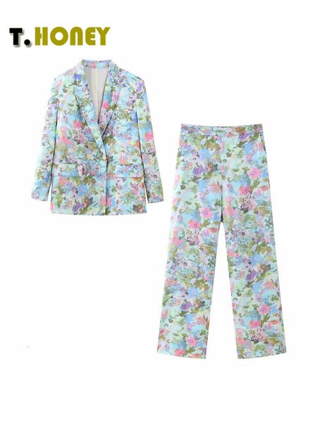 women's two piece pants tellhoney women fashion front double breasted blazer jacket elastic waist wide leg pants female casual print tw, White
women's two piece pants tellhoney women fashion front double breasted blazer jacket elastic waist wide leg pants female casual print tw, White