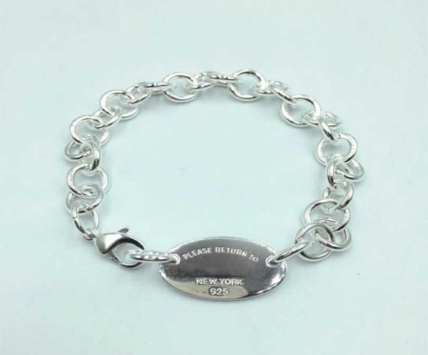 11 s925 sterling silver oval pendant exclusive bracelet original jewelry lovers wedding valentine gift h09189428211, Black
11 s925 sterling silver oval pendant exclusive bracelet original jewelry lovers wedding valentine gift h09189428211, Black