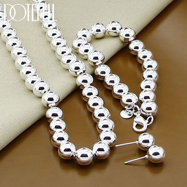 wedding jewelry sets doteffil 925 sterling silver 10mm hollow bead ball earring bracelet necklace set for woman engagement charm 230729, Slivery;golden
wedding jewelry sets doteffil 925 sterling silver 10mm hollow bead ball earring bracelet necklace set for woman engagement charm 230729, Slivery;golden