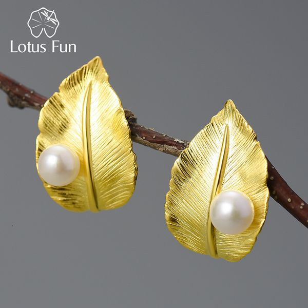 stud lotus fun 18k gold natural pearl unusual leaf earrings for women original real 925 sterling silver luxury fine jewelry 230729, Golden;silver
stud lotus fun 18k gold natural pearl unusual leaf earrings for women original real 925 sterling silver luxury fine jewelry 230729, Golden;silver