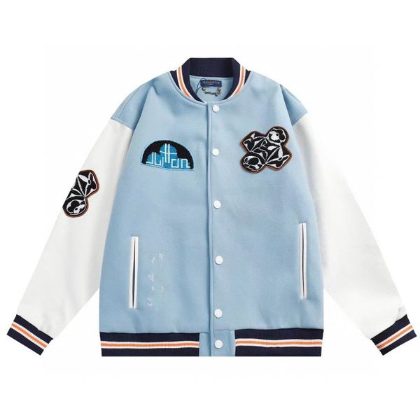 letter desinger clothes men jumper jacket baseball uniform european american personality retro robot mobilization towel embroidery high we, Black;brown
letter desinger clothes men jumper jacket baseball uniform european american personality retro robot mobilization towel embroidery high we, Black;brown