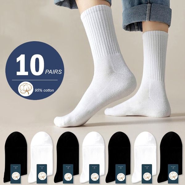 mens socks 10 pairspack classic black white mens cotton socks sweatabsorbing mid tube sports socks breathable women casual sokken 230729
mens socks 10 pairspack classic black white mens cotton socks sweatabsorbing mid tube sports socks breathable women casual sokken 230729