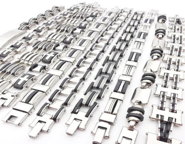 10pcs stainless steel link chain bracelets men039s mix style fashion silver color exquisite classic whole lot bulk jewelry 5994545, Black
10pcs stainless steel link chain bracelets men039s mix style fashion silver color exquisite classic whole lot bulk jewelry 5994545, Black