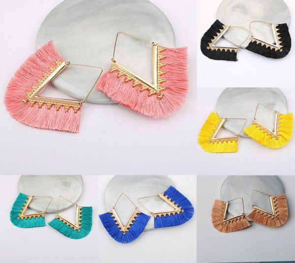 bohemian style tassels geometric alloy dangle earrings v shape tassel fringe charms eardrop earrings jewelry for women 18 colors5995513, Silver
bohemian style tassels geometric alloy dangle earrings v shape tassel fringe charms eardrop earrings jewelry for women 18 colors5995513, Silver