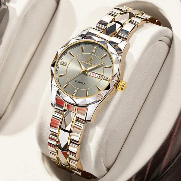 wristwatches luxury watches for women gold bracelet stainless steel fashion waterproof ladies quartz wristwatch female clock gifts 230729, Slivery;brown
wristwatches luxury watches for women gold bracelet stainless steel fashion waterproof ladies quartz wristwatch female clock gifts 230729, Slivery;brown