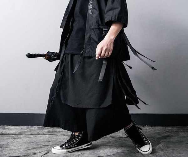 mrgoldenbowl men039s trend dark black loose straight japanese style pants ninja midweight anklelength6926076
mrgoldenbowl men039s trend dark black loose straight japanese style pants ninja midweight anklelength6926076