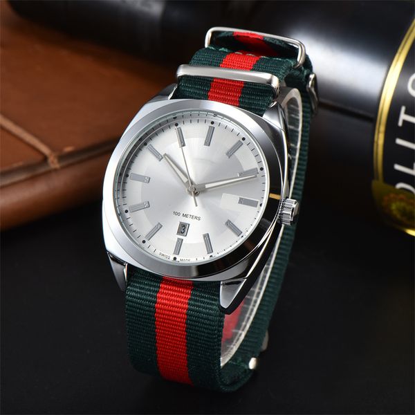fashion mens watches montre de luxe nylon strap quartz auto date men dress designer watch wholesale male gifts wristwatch, Slivery;black
fashion mens watches montre de luxe nylon strap quartz auto date men dress designer watch wholesale male gifts wristwatch, Slivery;black