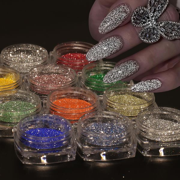 nail glitter 12pcs reflective glitter nails decoration set random color silver pink flash diamonds shinning chrome powder accessories safg 2, Silver;gold
nail glitter 12pcs reflective glitter nails decoration set random color silver pink flash diamonds shinning chrome powder accessories safg 2, Silver;gold