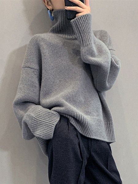 women's sweaters sweater winter 2023 long sleeve korean fashion turtleneck pullover knitwear oversized clothing jumpers 230729, White;black
women's sweaters sweater winter 2023 long sleeve korean fashion turtleneck pullover knitwear oversized clothing jumpers 230729, White;black