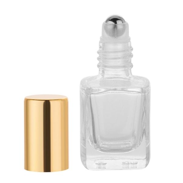 5ml empty steel roller bottles square shape transparent essential oil glass bottle thick bottle
5ml empty steel roller bottles square shape transparent essential oil glass bottle thick bottle