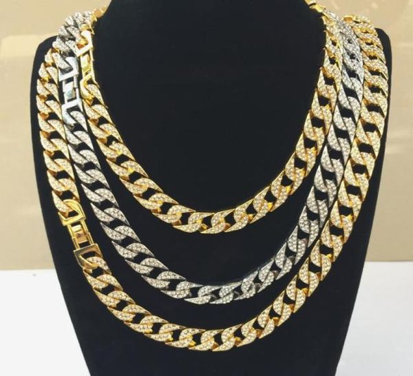 mens gold miami cuban link chains fashion hip hop iced out chain hiphop necklace jewelry6896425, Silver
mens gold miami cuban link chains fashion hip hop iced out chain hiphop necklace jewelry6896425, Silver