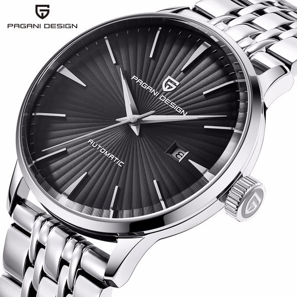 other watches pagani design fashion mechanical men watch 100m waterproof classic brand luxury automatic business male wrist sport clock 2307, Slivery;black
other watches pagani design fashion mechanical men watch 100m waterproof classic brand luxury automatic business male wrist sport clock 2307, Slivery;black