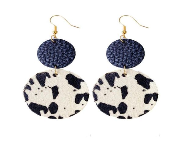 creative genuine cowhide leather dangle earrings for women bull head horse hair cow pattern round star pendant earring jewelry7487038, Silver
creative genuine cowhide leather dangle earrings for women bull head horse hair cow pattern round star pendant earring jewelry7487038, Silver