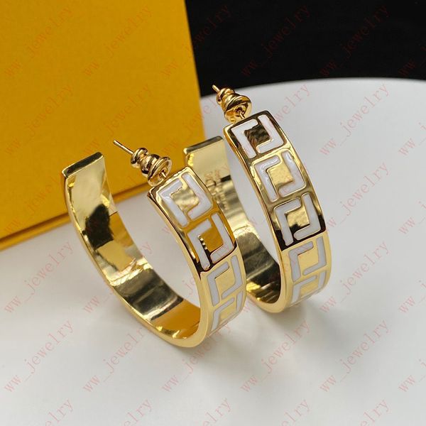 double alphabet metal titanium steel drop glaze white enamel earrings hoop & huggie, designer personality simple fashion high sense of women, Golden;silver
double alphabet metal titanium steel drop glaze white enamel earrings hoop & huggie, designer personality simple fashion high sense of women, Golden;silver