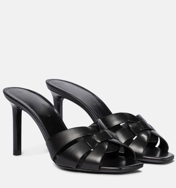 famous brand tribute leather sandals wedding high heels modern elegance square toe party dress gladiator sandalias lady with box35-43, Black
famous brand tribute leather sandals wedding high heels modern elegance square toe party dress gladiator sandalias lady with box35-43, Black