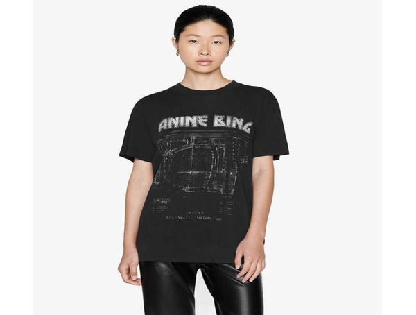 cotton round neck tee shirt letter drawing printed black short sleeve women designer t-shirt 7460417, White
cotton round neck tee shirt letter drawing printed black short sleeve women designer t-shirt 7460417, White