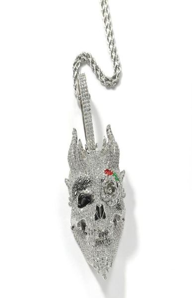 hip hop rose skull pendant necklaces for men women luxury designer mens bling diamond gold chain necklace jewelry love gift6072839, Silver
hip hop rose skull pendant necklaces for men women luxury designer mens bling diamond gold chain necklace jewelry love gift6072839, Silver