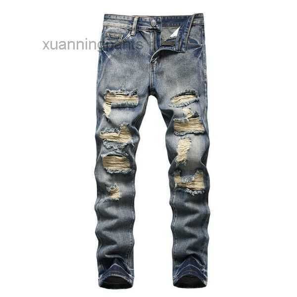 autumn new fashion retro hole jeans men pants cotton denim trouser male dropshipping coey, Blue
autumn new fashion retro hole jeans men pants cotton denim trouser male dropshipping coey, Blue