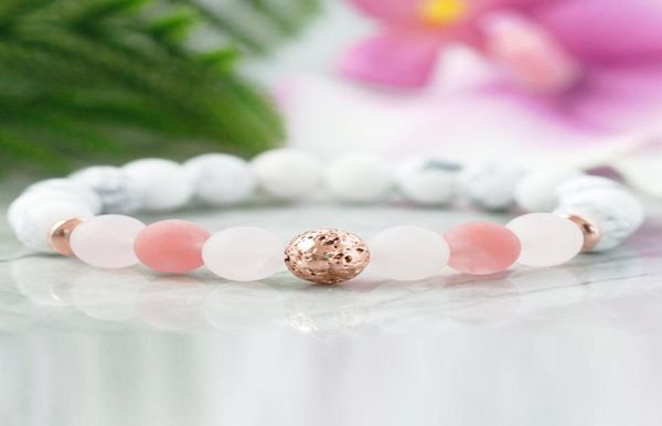 mg1093 matted rose quarz howlite bracelet essential oil diffuser bracelet lava stone energy protection bracelet aromatherapy anxie1158319, Black
mg1093 matted rose quarz howlite bracelet essential oil diffuser bracelet lava stone energy protection bracelet aromatherapy anxie1158319, Black