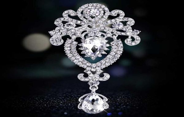 high qulaity luxury crystal crown brooches pins for women wedding party broach big drop rhinstone broche european united states fa5618111, Gray
high qulaity luxury crystal crown brooches pins for women wedding party broach big drop rhinstone broche european united states fa5618111, Gray