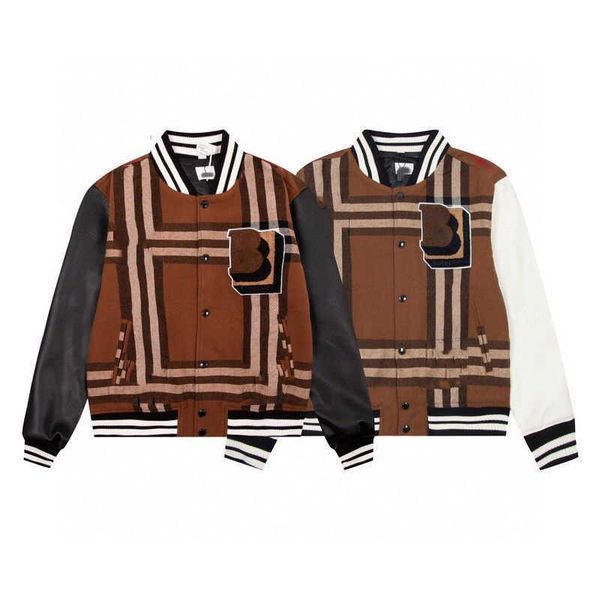 american hip hop wool baseball jacket designer tb embroidered cardigan coat burb winter warm varsity jacket men women loose sweatshirt casua, Black;brown
american hip hop wool baseball jacket designer tb embroidered cardigan coat burb winter warm varsity jacket men women loose sweatshirt casua, Black;brown