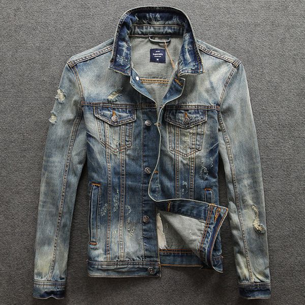 men s jackets streetwear fashion men jacket retro washed destroyed patchwork designer ripped denim coats hip hop chaquetas hombre 230729, Black;brown
men s jackets streetwear fashion men jacket retro washed destroyed patchwork designer ripped denim coats hip hop chaquetas hombre 230729, Black;brown