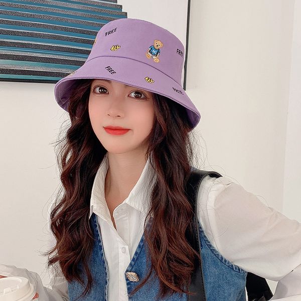 fashion designer jewelry bear fisherman's hat female embroidery cartoon basin hat versatile sunshade baseball cap wholesale mzy25, Blue;gray
fashion designer jewelry bear fisherman's hat female embroidery cartoon basin hat versatile sunshade baseball cap wholesale mzy25, Blue;gray