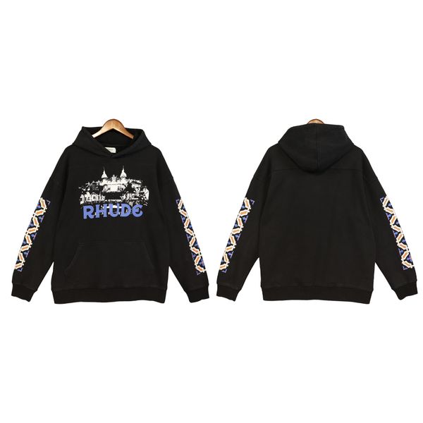 2023 new rhude hoodie 23ss mens womens designer casual sweatshirts for autumn fashion pullovers us size s-xl, Black
2023 new rhude hoodie 23ss mens womens designer casual sweatshirts for autumn fashion pullovers us size s-xl, Black