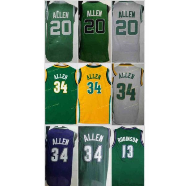 vintage ray 34 allen jersey 20 men glenn 13 robinson stitched green white purple yellow stitched, Black;red
vintage ray 34 allen jersey 20 men glenn 13 robinson stitched green white purple yellow stitched, Black;red
