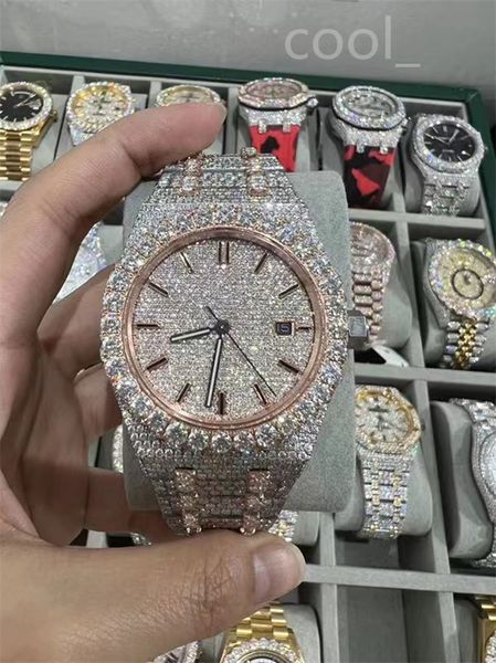 luxury mens watch for men designer movement watches diamond moissanite watch montre iced out watch automatic men's montre luxe mens lux, Slivery;brown
luxury mens watch for men designer movement watches diamond moissanite watch montre iced out watch automatic men's montre luxe mens lux, Slivery;brown