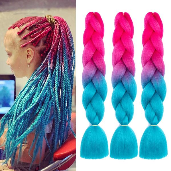 ombre jumbo braiding hair extensions 24 inch high temperature fiber synthetic fiber hair extensions for box braids braiding hair j2, Black
ombre jumbo braiding hair extensions 24 inch high temperature fiber synthetic fiber hair extensions for box braids braiding hair j2, Black