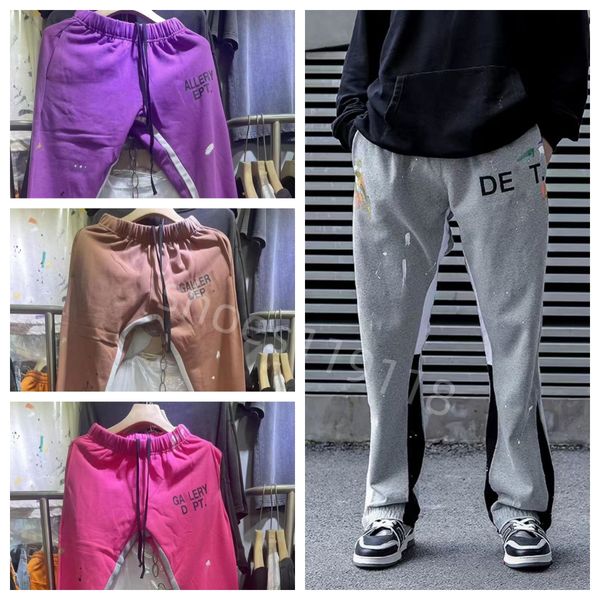 men's sweatpants dept designer mens jeans speckled letter couple loose galeries straight women, Black
men's sweatpants dept designer mens jeans speckled letter couple loose galeries straight women, Black