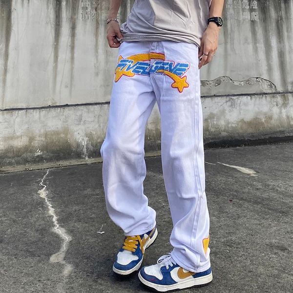 mens jeans y2k fashion letter star embroidery white baggy jeans pants for men clothing straight women casual long trousers ropa hombre 23072, Blue
mens jeans y2k fashion letter star embroidery white baggy jeans pants for men clothing straight women casual long trousers ropa hombre 23072, Blue