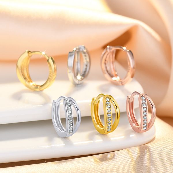 new fashion hoop earrings stud women cz diamond silver earrings jewelry gift, Golden;silver
new fashion hoop earrings stud women cz diamond silver earrings jewelry gift, Golden;silver