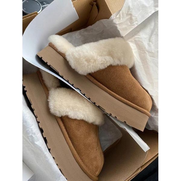 mujer ugs botas natural fur slippers fashion female winter slippers women warm indoor slippers quality soft wool lady home shoes 5825 5815 5, Black
mujer ugs botas natural fur slippers fashion female winter slippers women warm indoor slippers quality soft wool lady home shoes 5825 5815 5, Black