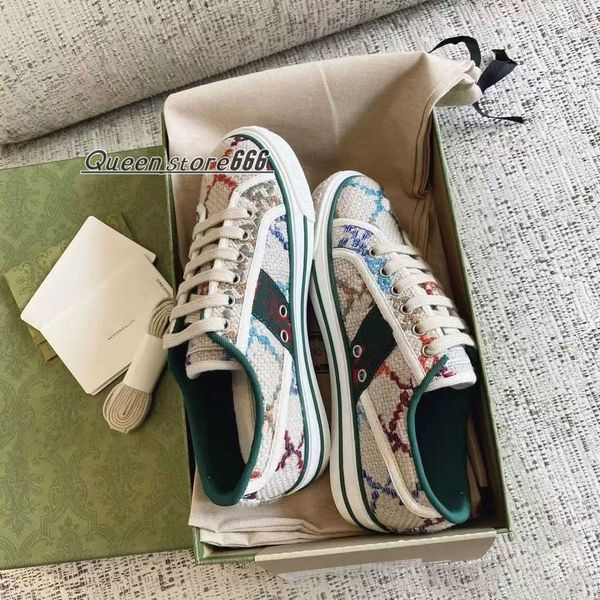 2022 tennis 1977 canvas casual shoes luxurys designer womens shoe italy green and red web stripe rubber sole for stretch cotton low platform, Black
2022 tennis 1977 canvas casual shoes luxurys designer womens shoe italy green and red web stripe rubber sole for stretch cotton low platform, Black