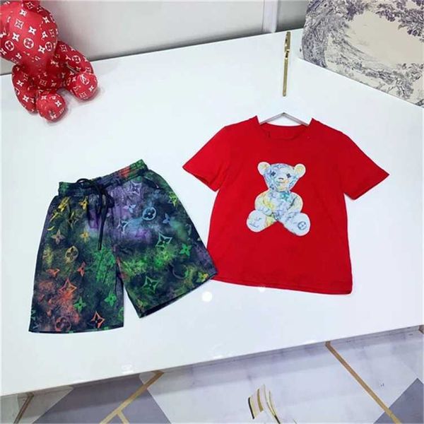 designer clothes tracksuits kids sets baby short sleeve suit 2pcs round neck tees and multi color patchwork shorts new product size 90cm-160, White
designer clothes tracksuits kids sets baby short sleeve suit 2pcs round neck tees and multi color patchwork shorts new product size 90cm-160, White