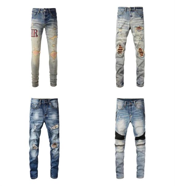 men black ripped jeans baggy designer pants for middle waist slim fit leopard patch long light blue printing cotton selfcultivati2925557
men black ripped jeans baggy designer pants for middle waist slim fit leopard patch long light blue printing cotton selfcultivati2925557