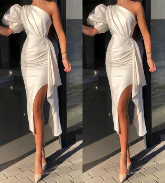 cocktail party dresses one shoulder knee length side slit satin short prom dresses graduation gowns vestidos de fiesta 1799549, Black
cocktail party dresses one shoulder knee length side slit satin short prom dresses graduation gowns vestidos de fiesta 1799549, Black