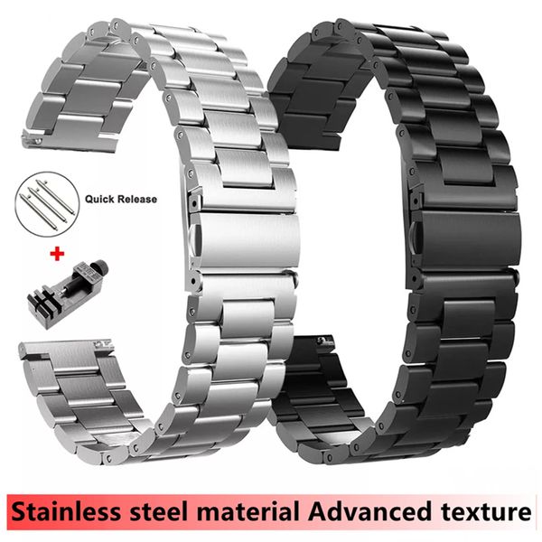 watch bands 22mm 18mm 24mm 20mm watch band strap for galaxy 3 watch 42 46mm gear s3 active2 classic quick release stainless steel 230729, Black;brown
watch bands 22mm 18mm 24mm 20mm watch band strap for galaxy 3 watch 42 46mm gear s3 active2 classic quick release stainless steel 230729, Black;brown