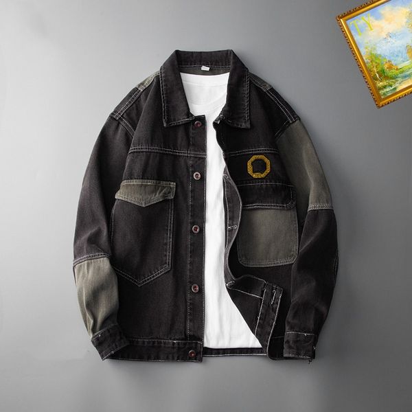 letter purple jeans desinger clothes mens loose couple lapel neck denim embroidery autumn patchwork european american stylelong sleeve s x, Black;brown
letter purple jeans desinger clothes mens loose couple lapel neck denim embroidery autumn patchwork european american stylelong sleeve s x, Black;brown