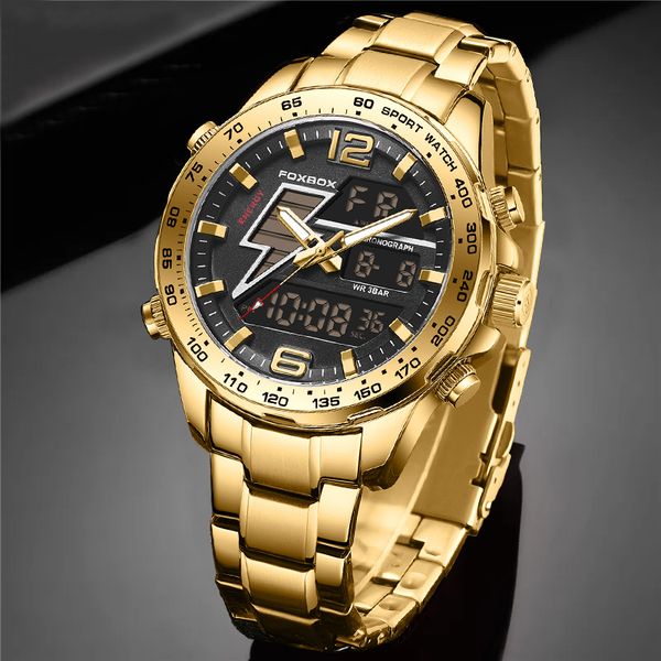 wristwatches relogio masculino lige brand luxury sport digital military men watch stainless steel dual dispay chronograph man wristwatch 230, Slivery;brown
wristwatches relogio masculino lige brand luxury sport digital military men watch stainless steel dual dispay chronograph man wristwatch 230, Slivery;brown