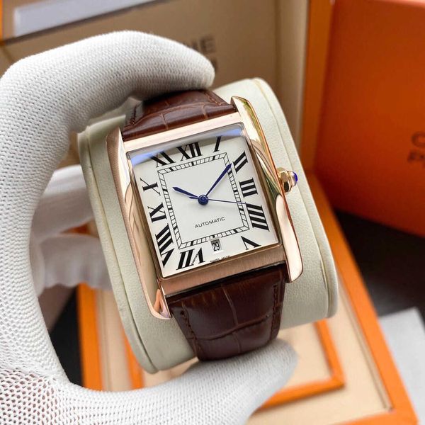designer men wristwatches carter tank watch c97o mechanical movement uhr montre de luxe wit box, Slivery;brown
designer men wristwatches carter tank watch c97o mechanical movement uhr montre de luxe wit box, Slivery;brown