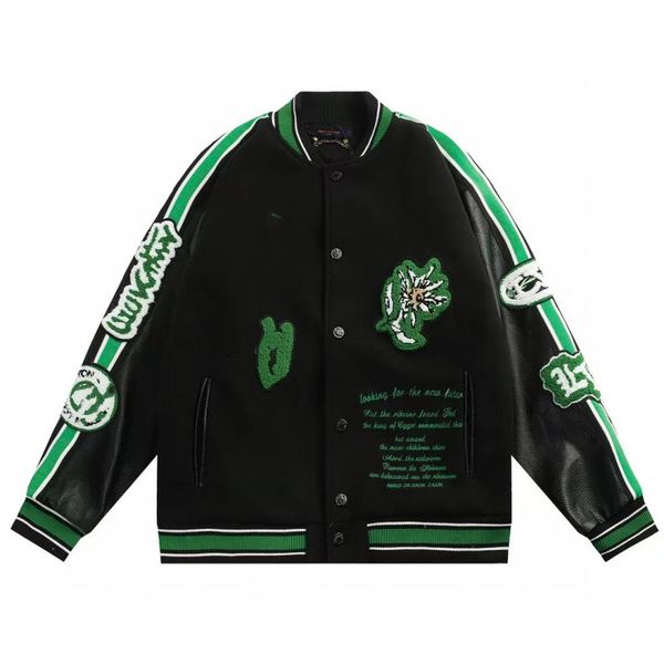 2023ss mens clothes desinger jacket baseball uniform mens european american personality retro robot mobilization bugs bunny towel embroidery, Black;brown
2023ss mens clothes desinger jacket baseball uniform mens european american personality retro robot mobilization bugs bunny towel embroidery, Black;brown