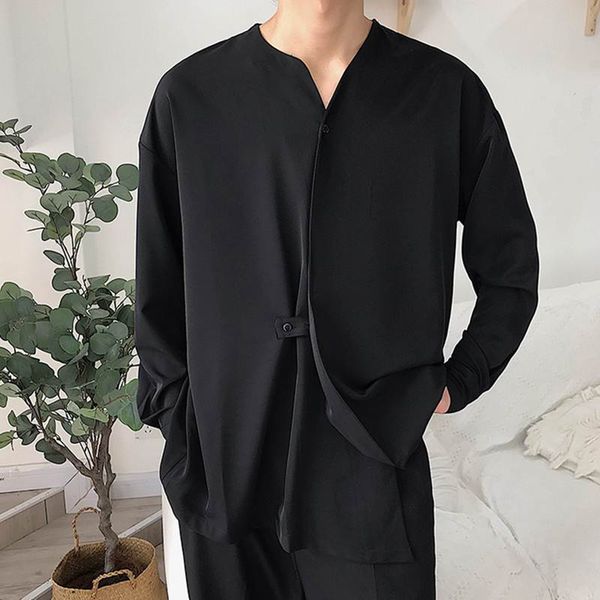 men's casual shirts mesh shirt apparel short bulk for men male autumn loose lrregular collarless long sleeve 230729, White;black
men's casual shirts mesh shirt apparel short bulk for men male autumn loose lrregular collarless long sleeve 230729, White;black