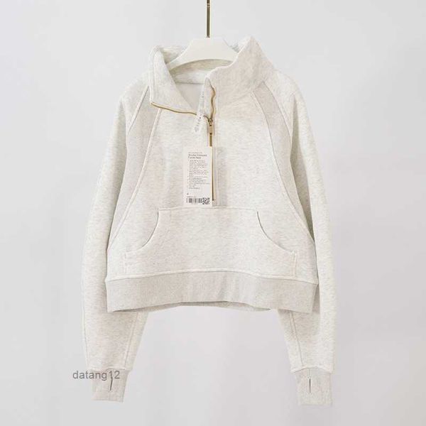 lu-02 yoga hoodie lululemens womens plus velvet thickening jackets hoodys sports half zipper terry designer sweater loose short clothes 2 iu, Black;brown
lu-02 yoga hoodie lululemens womens plus velvet thickening jackets hoodys sports half zipper terry designer sweater loose short clothes 2 iu, Black;brown