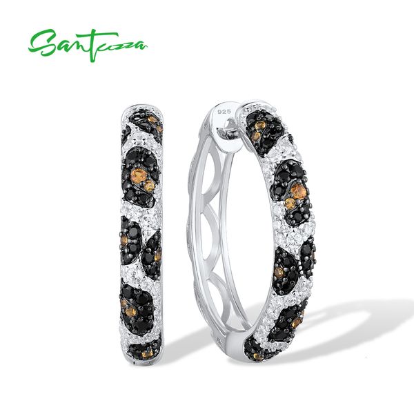 hoop huggie santuzza pure 925 sterling silver earrings for women black spinel yellow white cubic zirconia glamorous trendy fine jewelry 2307, Golden;silver
hoop huggie santuzza pure 925 sterling silver earrings for women black spinel yellow white cubic zirconia glamorous trendy fine jewelry 2307, Golden;silver