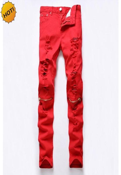 fashion 2017 mens skinny jeans men stretch red color jeans men hip hop straight hole ripped knee cut zipper club hip hop pants7273497, Black
fashion 2017 mens skinny jeans men stretch red color jeans men hip hop straight hole ripped knee cut zipper club hip hop pants7273497, Black