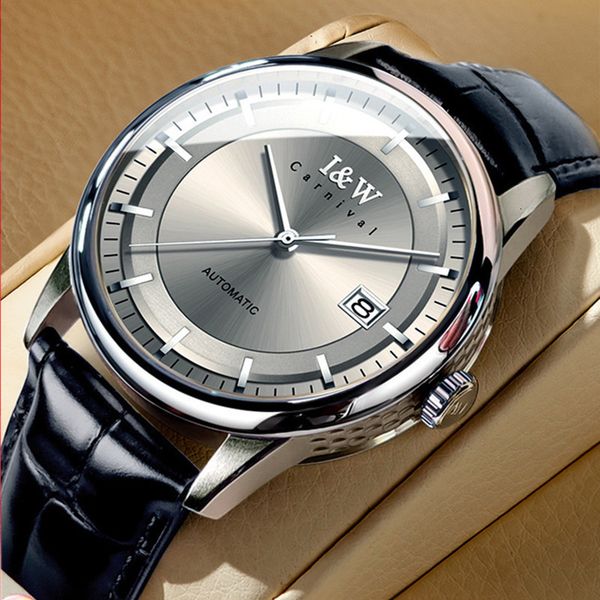 other watches switzerland i w carnival luxury brand japan miyota automatic mechanical sapphire men s waterproof leather clock 572g l 230729, Slivery;black
other watches switzerland i w carnival luxury brand japan miyota automatic mechanical sapphire men s waterproof leather clock 572g l 230729, Slivery;black